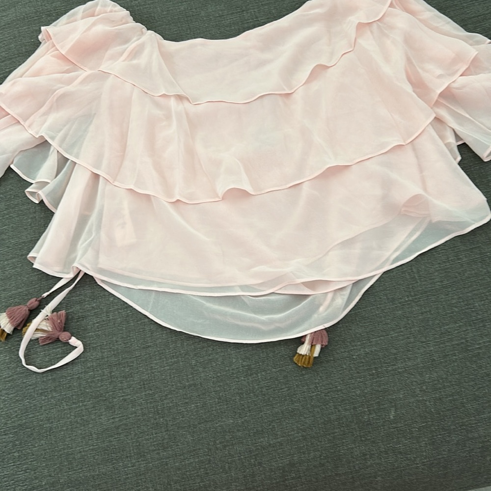 NWT Rebecca Minkoff Light Pink Dena Top in Size Small